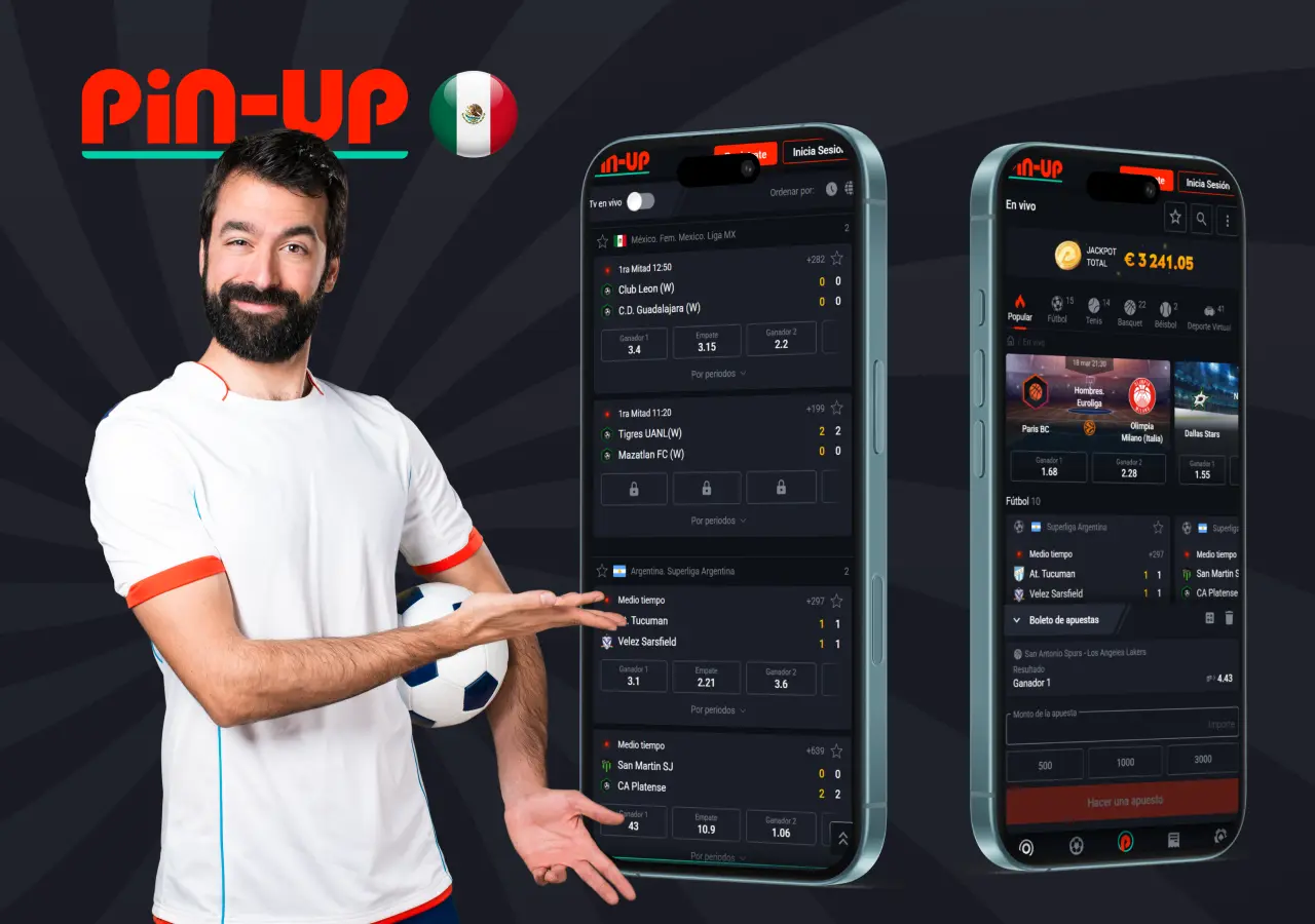 Información sobre la plataforma de apuestas deportivas en Pin-Up México.